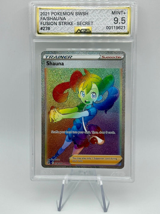 Graded Pokémon - Shauna (Full Art) - Fusion Strike 278 (Secret)