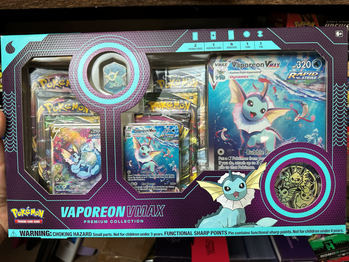 Vaporeon VMAX Premium Collection