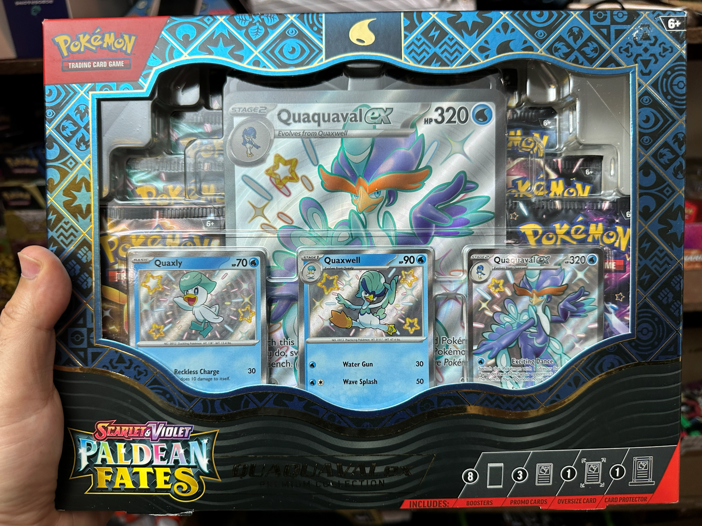 Paldean Fates Quaquaval ex Premium Collection