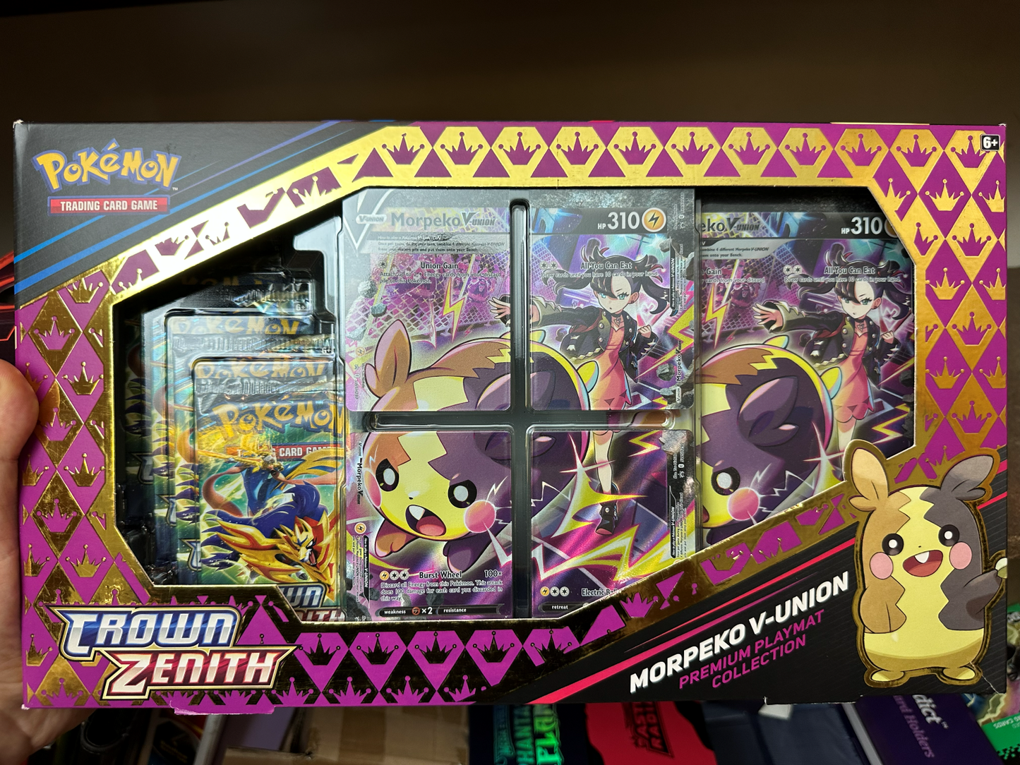 Crown Zenith Morpeko V-Union Premium Playmat Collection