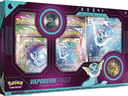 LIVE Rip & Ship - Premium Collection - Vaporeon VMAX