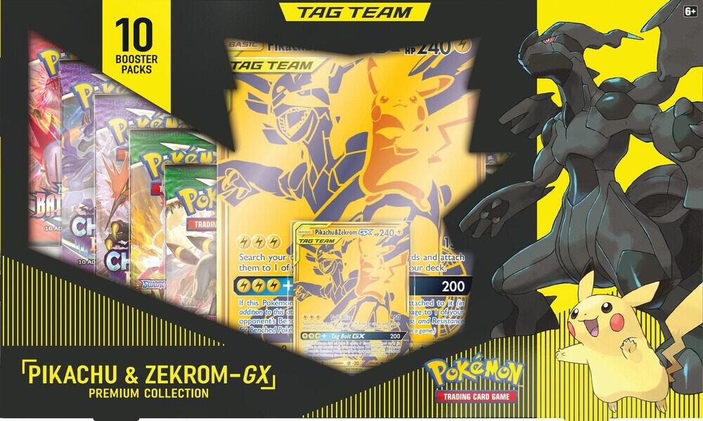 LIVE Rip & Ship - Premium Collection - Pikachu & Zekrom GX