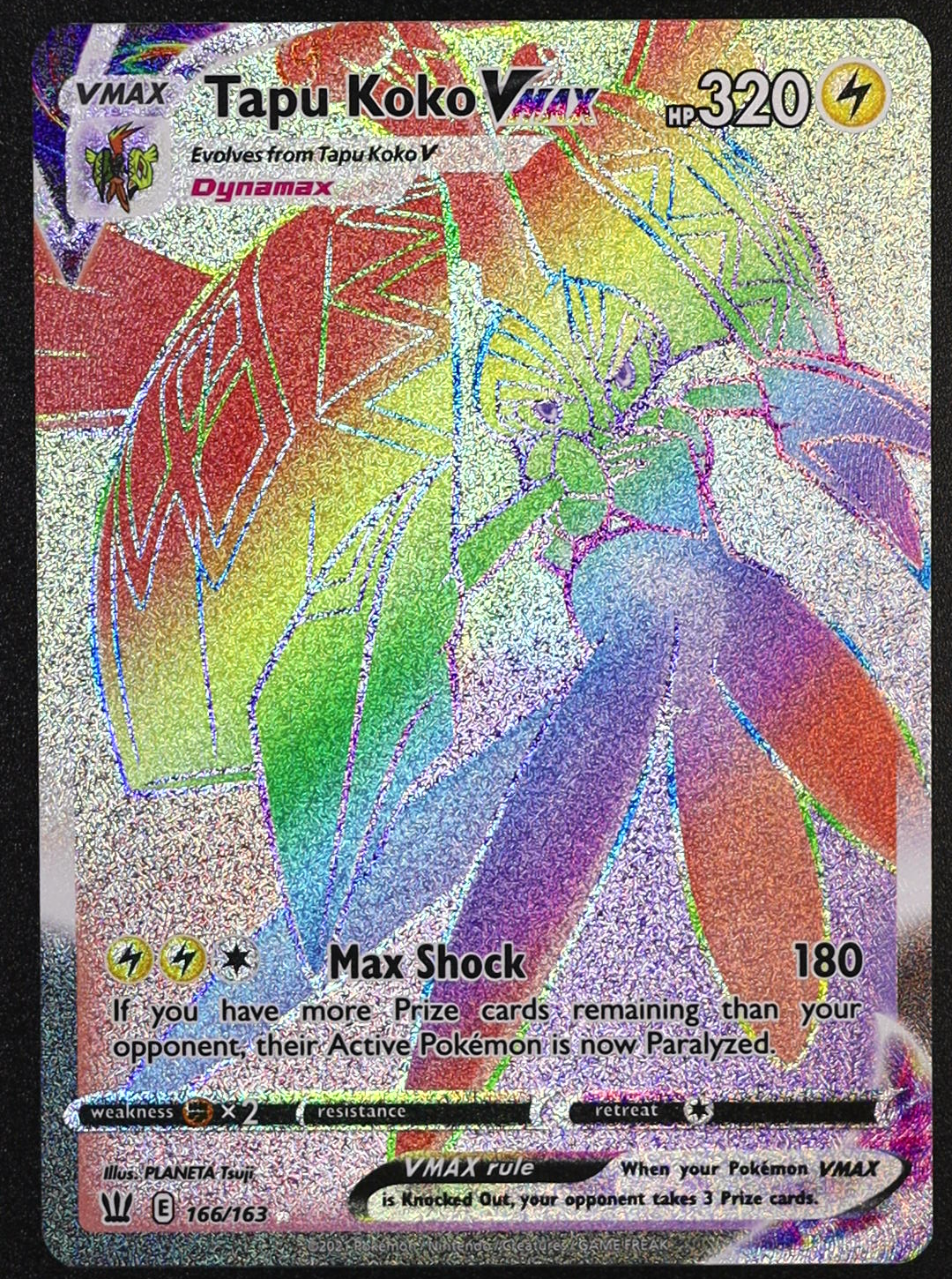 Tapu Koko VMAX (Secret) - SWSH05: Battle Styles (SWSH05)