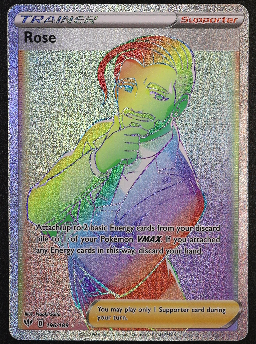 Rose (Secret) - SWSH03: Darkness Ablaze (SWSH03)